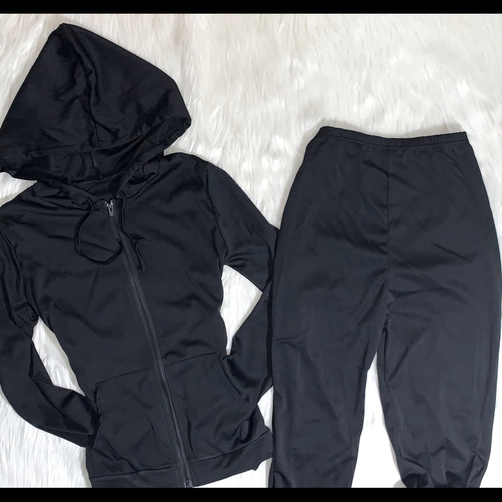 Black Jogger Set